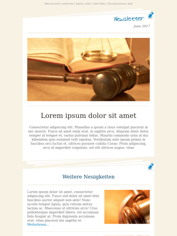 Newsletter-Vorlage