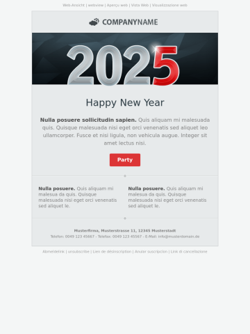 Newsletter-Vorlage