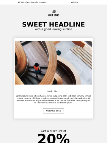 Newsletter-Vorlage