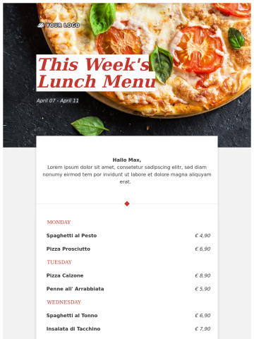 Newsletter-Vorlage