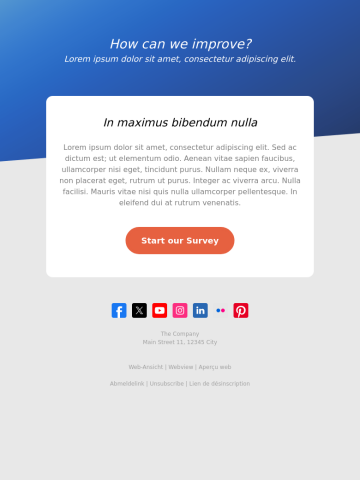 Newsletter-Vorlage