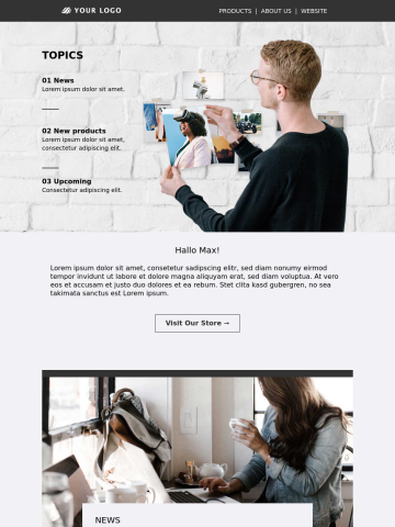 Newsletter-Vorlage