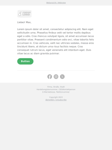 Newsletter-Vorlage
