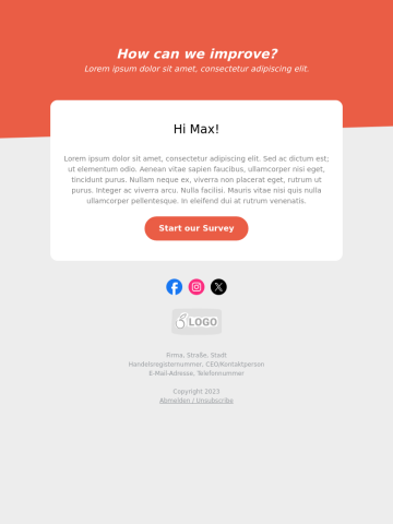 Newsletter-Vorlage
