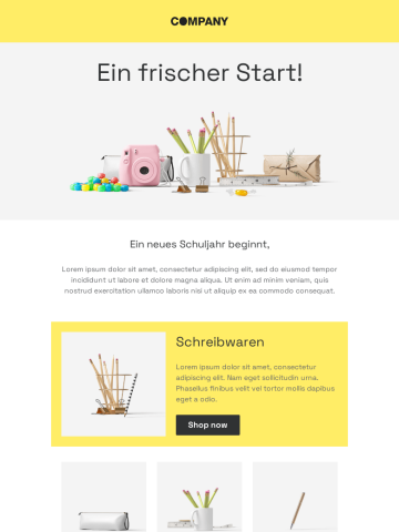 Newsletter-Vorlage