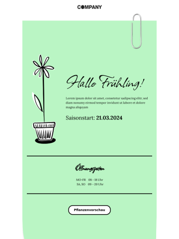 Newsletter-Vorlage