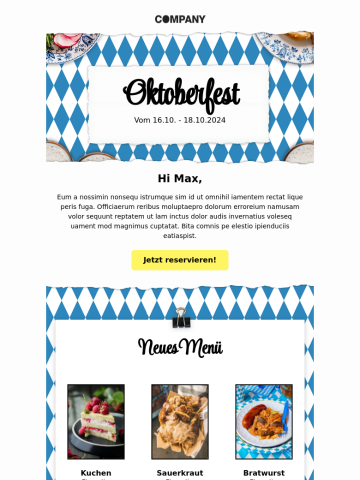 Newsletter-Vorlage
