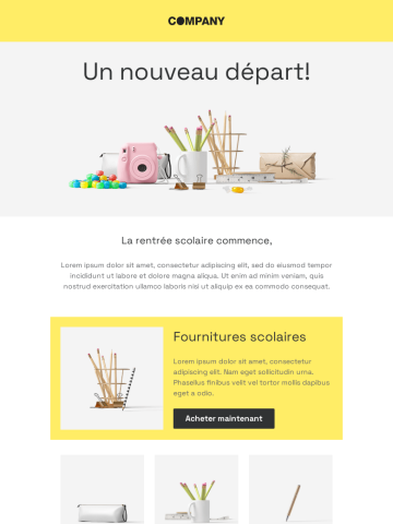 Modèle de newsletter