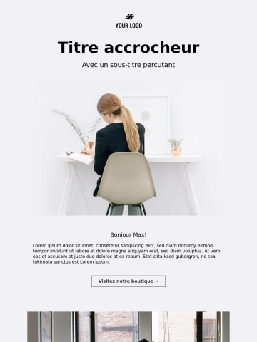 Modèle de newsletter