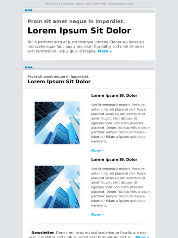 Newsletter-Vorlage