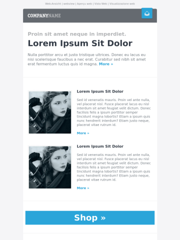 Newsletter-Vorlage