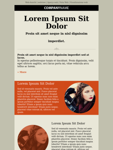Newsletter-Vorlage