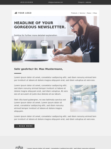 Newsletter-Vorlage