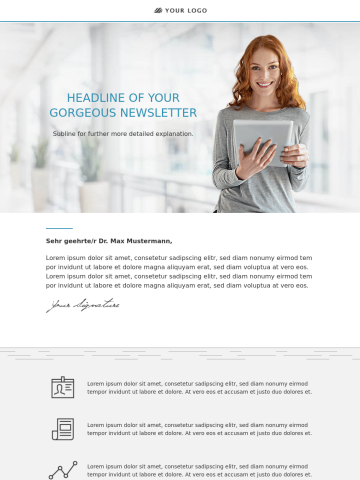 Newsletter-Vorlage