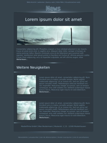 Newsletter-Vorlage