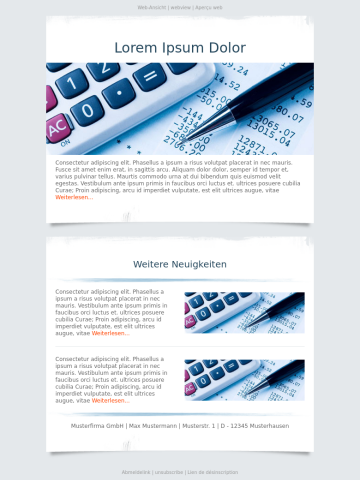 Newsletter-Vorlage