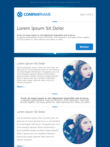 Newsletter-Vorlage