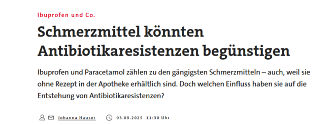 llerdings können auch nicht antibiotische Medikamente (NAM) wie Diuretika, Statine und Protonenpumpen-Inhibitoren (PPI) Antibiotikaresistenzen begünstigen und eine Antibiotika-ähnliche Wirkung auf Darmbakterien haben. 