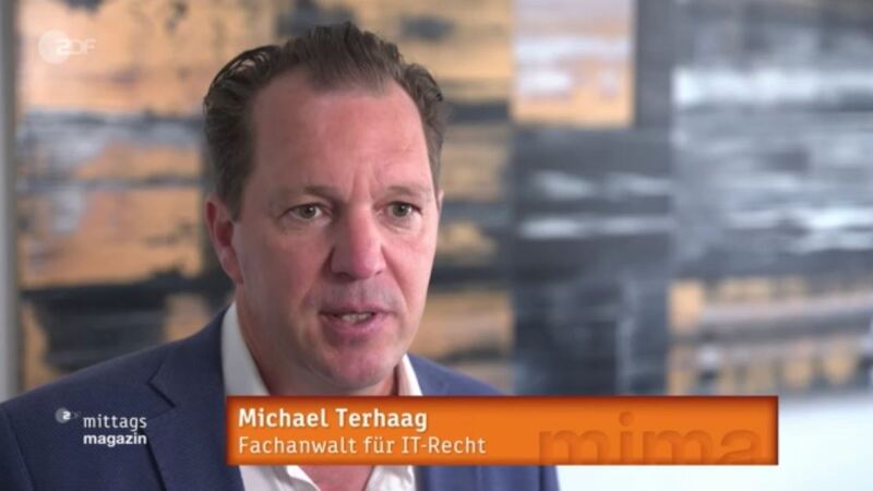 RA Terhaag zu BFSG im ZDF Mittagsmagazin
