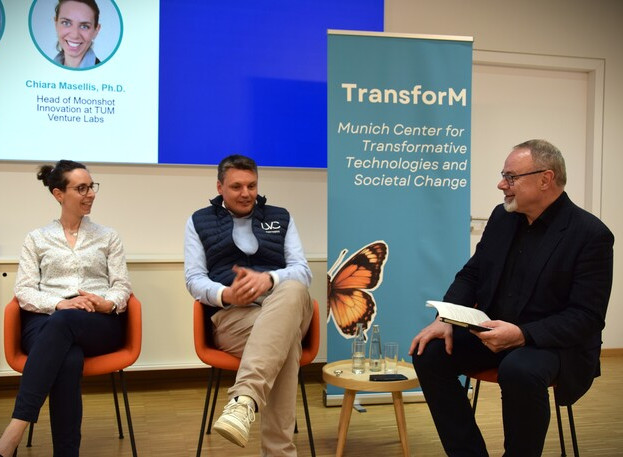 Dietmar Harhoff und Panelteilnehmende. Foto: © Myriam Rion