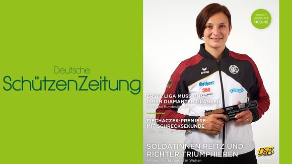  Foto: Sandra Reitz ziert den DSZ-Titel der Ausgabe November 2019. 