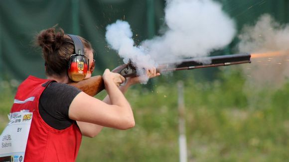  Foto: Martina Brandes / Die Vorderladerschützen ließen es bei der DM in Pforzheim krachen. 