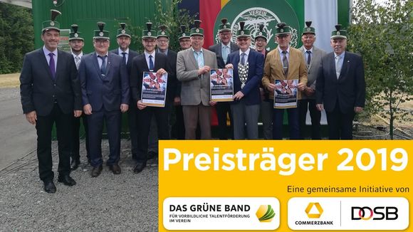  Foto: Wissener SV / Große Freude beim Wissener SV über die Auszeichnung des DOSB. 