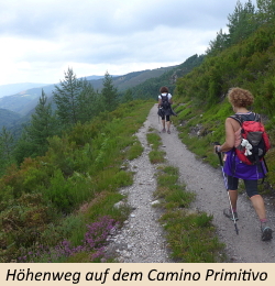 Pilgern über die Höhen des Camino Primitivo