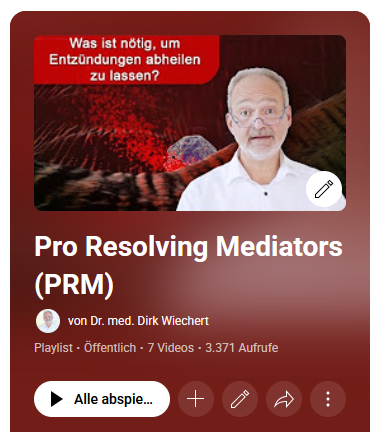 Pro Resolving Mediatoren, auch als Lipidmediatoren bekannt, lindern Entzündungen