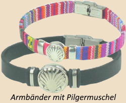 Muschelarmbänder aus dem PilginoShop