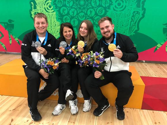  Foto: DSB / Doppelerfolg für das DSB-Team zum Abschluss der European Games. 