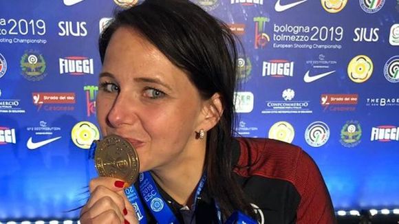  Foto: DSB / Die sportlichen Erfolge 2019 sowie das immer sympathische Auftreten Monika Karschs sorgten nun für die Auszeichung zu 