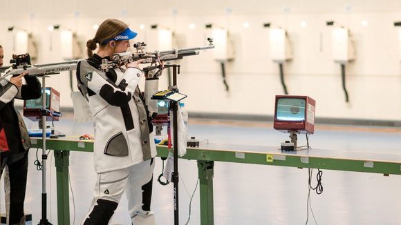  Foto: DSB / Anna Janßen zeigte eine bärenstarke Leistung mit dem Luftgewehr. 