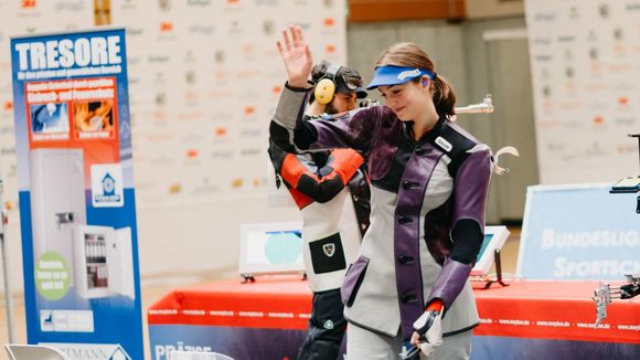  Foto: DSB / Anna Janßen und die SSG Kevelaer grüßen im Norden von der Tabellenspitze und können sich am Wochenende vorzeitig für das Finale qualifizieren. 