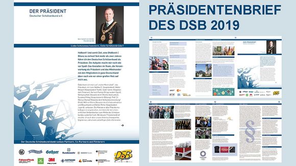  Foto: DSB / So sieht er aus, der Präsidentenbrief 2019. 