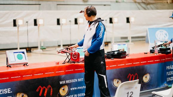  Foto: DSB / Damir Mikec vom SV Kelheim Gmünd liebt es von den Fans an sein Limit gepusht zu werden. 