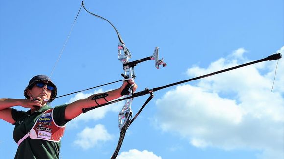  Foto: Eckhard Frerichs / Auf Wolke sieben nach ihrem DM-Titel: Elena Richter. 