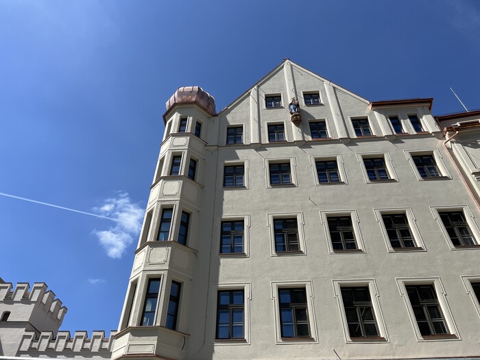 Das neue Institutsgebäude in der Herzog-Max-Str. 4