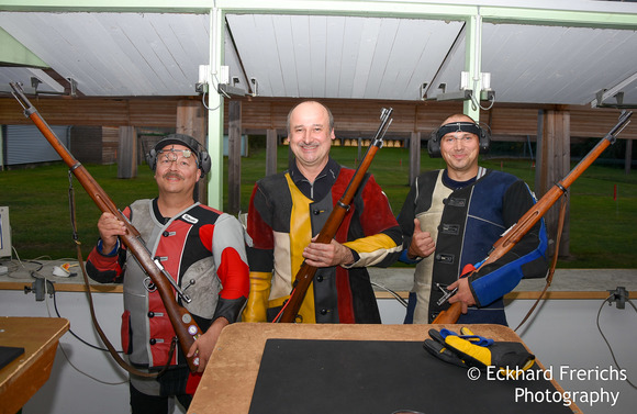  Foto: Eckhard Frerichs / Karl Georg freute sich über seinen zweiten Deutschen Meistertitel mit dem Ordonnanzgewehr. 