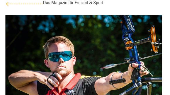  Foto: UZV / Cedric Rieger ist auf dem Titel des aktuellen Magazins. 
