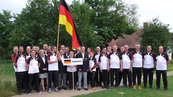  Foto: DSB / Das deutsche Team bei der Vorderlader-EM in Ungarn. 