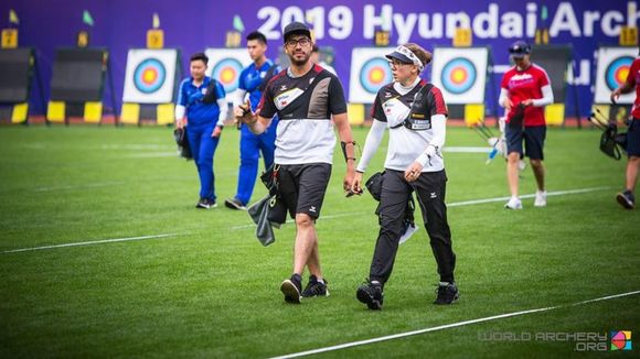  Foto: World Archery / Ordentlicher Auftritt des deutschen Teams in Shanghai. 