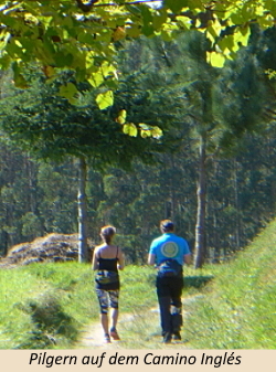 Pilgern auf dem Camino Inglés nach Santiago