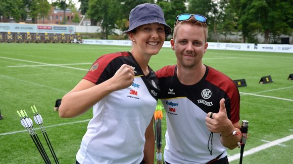  Foto: Eckhard Frerichs / Elena Richter und Cedric Rieger waren am ersten WM-Tag die erfolgreichsten deutschen Schützen. 