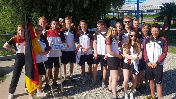  Foto: Kathrin Murche / Beste Laune herrschte beim deutschen Team in Porpetto. 