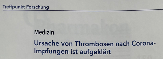 Ursache für Thrombosen nach adenovirusbasierten Cornaimpfungen aufgeklärt